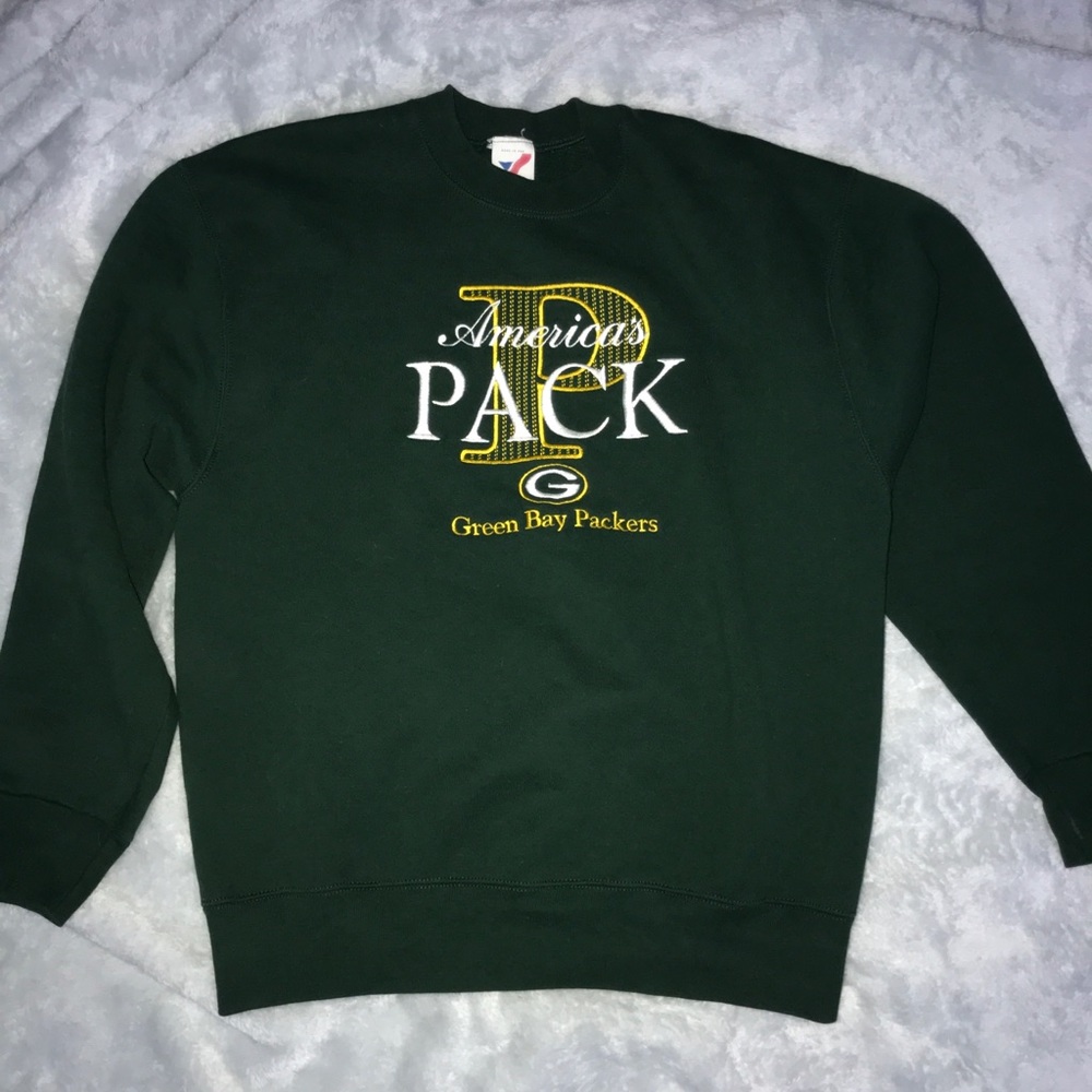 Rare Greenbay packers crew neck sweatshirt